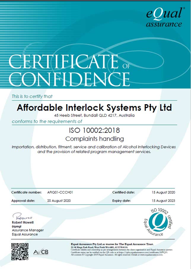 Interlock Device QA Affordable Interlock Systems